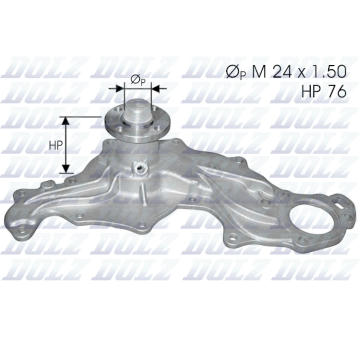 Vodní čerpadlo, chlazení motoru DOLZ F122