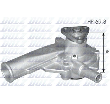 Vodní čerpadlo, chlazení motoru DOLZ F137