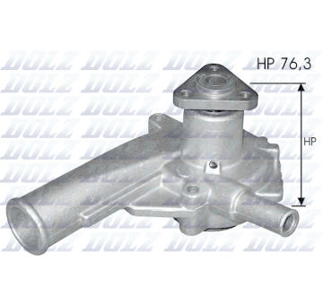 Vodní čerpadlo, chlazení motoru DOLZ F147