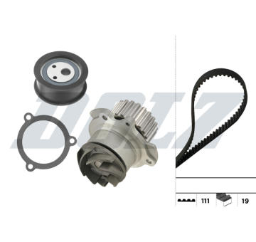 Vodné čerpadlo + sada ozubeného remeňa DOLZ KD239