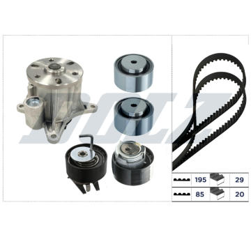 Vodní pumpa + sada ozubeného řemene DOLZ KD322