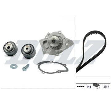 Vodní pumpa + sada ozubeného řemene DOLZ KD368