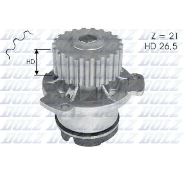 Vodní čerpadlo, chlazení motoru DOLZ L121