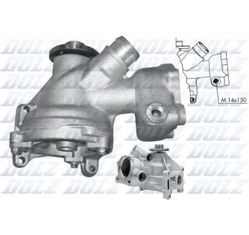 Vodní čerpadlo, chlazení motoru DOLZ M194