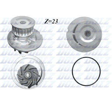 Vodní čerpadlo, chlazení motoru DOLZ O270