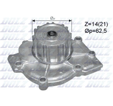 Vodní čerpadlo, chlazení motoru DOLZ R299