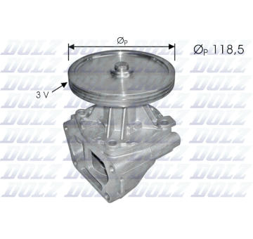Vodní čerpadlo, chlazení motoru DOLZ S121