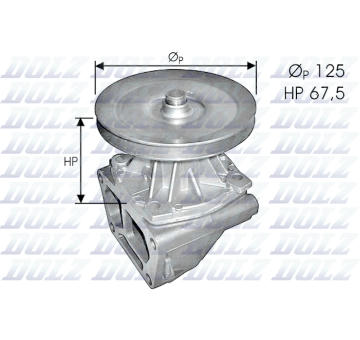 Vodní čerpadlo, chlazení motoru DOLZ S124