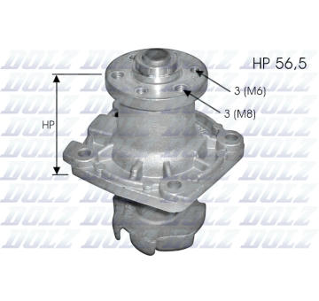 Vodní čerpadlo, chlazení motoru DOLZ S138