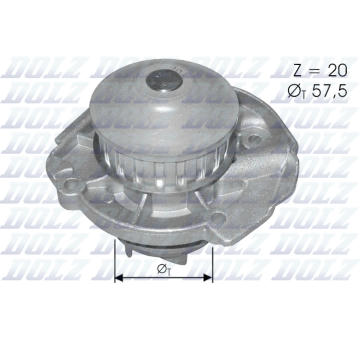 Vodní čerpadlo, chlazení motoru DOLZ S161
