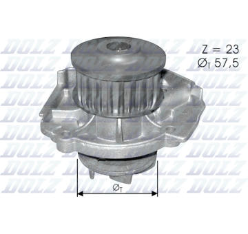 Vodní čerpadlo, chlazení motoru DOLZ S219