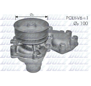 Vodné čerpadlo, chladenie motora DOLZ S227