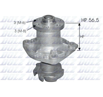 Vodní čerpadlo, chlazení motoru DOLZ S238