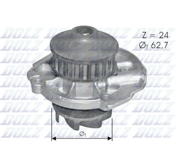 Vodní čerpadlo, chlazení motoru DOLZ S261