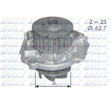 Vodní čerpadlo, chlazení motoru DOLZ S319