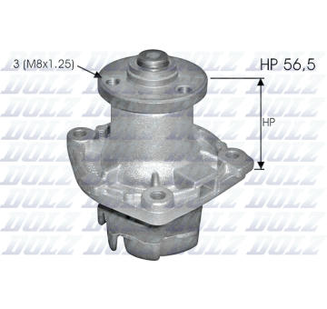 Vodní čerpadlo, chlazení motoru DOLZ S348