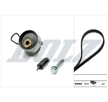 ozubení,sada rozvodového řemene DOLZ SKD257