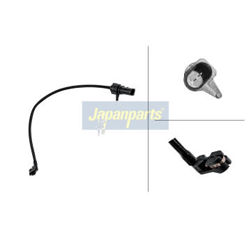 Vystrazny kontakt, opotrebeni oblozeni JAPANPARTS BPW-006