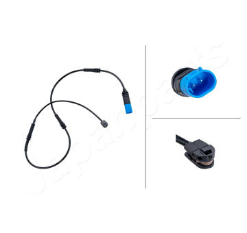 Vystrazny kontakt, opotrebeni oblozeni JAPANPARTS BPW-057