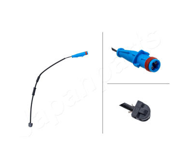 Vystrazny kontakt, opotrebeni oblozeni JAPANPARTS BPW-141