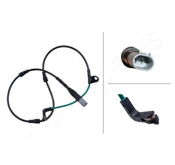 Výstrażný kontakt opotrebenia brzdového oblożenia JAPANPARTS BPW-158