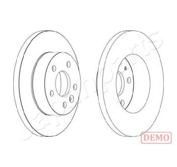 Brzdový kotúč JAPANPARTS DI-056C