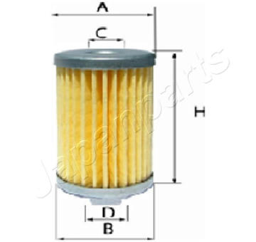 Palivový filter JAPANPARTS FO-GAS53S