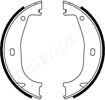 Sada brzdových čeľustí JAPANPARTS GF-0103AF