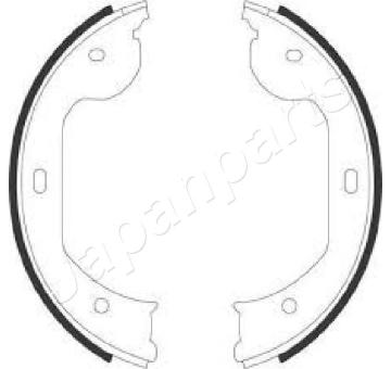 Sada brzdových čeľustí JAPANPARTS GF-0104AF