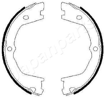 Sada brzdových čeľustí JAPANPARTS GF-0232AF