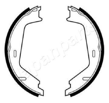 Sada brzdových čeľustí JAPANPARTS GF-0319AF