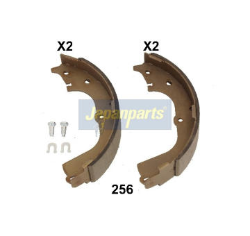 Sada brzdových čeľustí JAPANPARTS GF-256AF