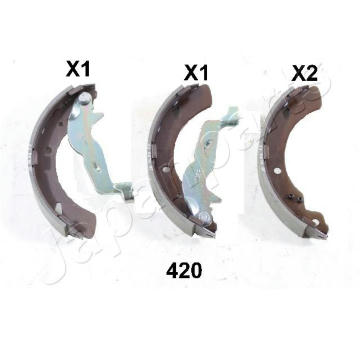 Sada brzdových čeľustí JAPANPARTS GF-420AF