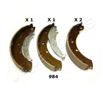 Sada brzdových čelistí JAPANPARTS GF-984AF