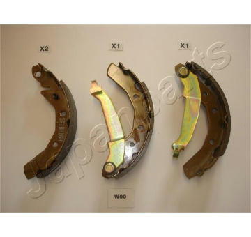 Sada brzdových čelistí JAPANPARTS GF-W00AF