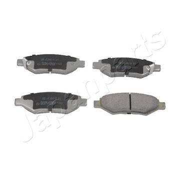 Sada brzdových destiček, kotoučová brzda JAPANPARTS PP-007AF