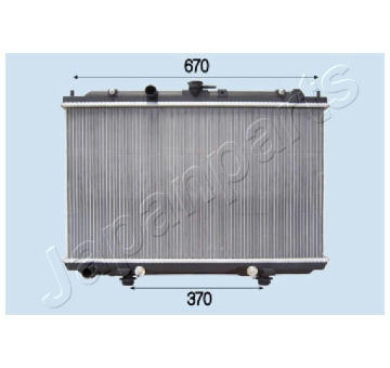 Chladič motora JAPANPARTS RDA213043