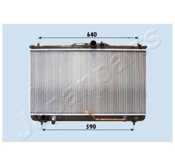 Chladič, chlazení motoru JAPANPARTS RDA283092