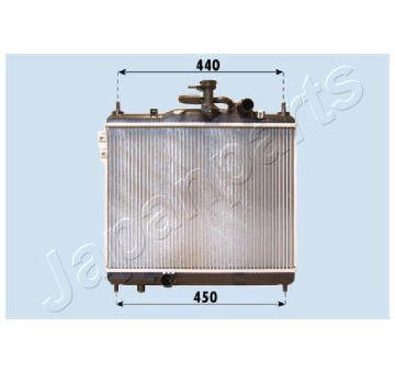 Chladič motora JAPANPARTS RDA283093