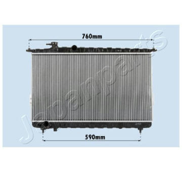 Chladič motora JAPANPARTS RDA283095