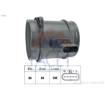 Snímač průtoku vzduchu FACET 10.1329