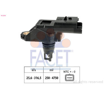 Senzor tlaku sacího potrubí FACET 10.3335