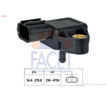 Senzor tlaku sacího potrubí FACET 10.3396