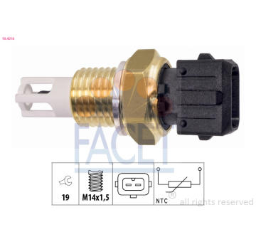 Snímač, teplota nasávaného vzduchu FACET 10.4016