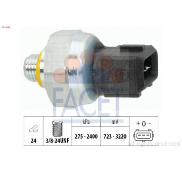 Tlakový vypínač, klimatizace FACET 25.0089