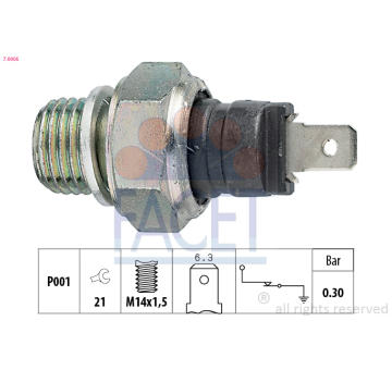 Olejový tlakový spínač FACET 7.0005
