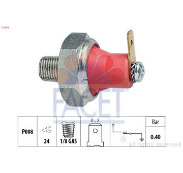 Olejový tlakový spínač FACET 7.0094
