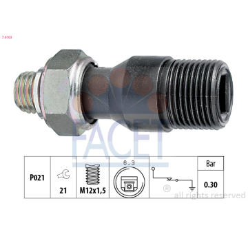 Olejový tlakový spínač FACET 7.0103