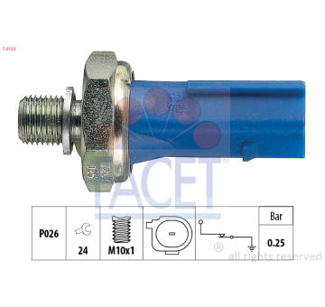 Olejový tlakový spínač FACET 7.0133