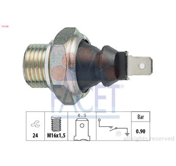 Olejový tlakový spínač FACET 7.0140